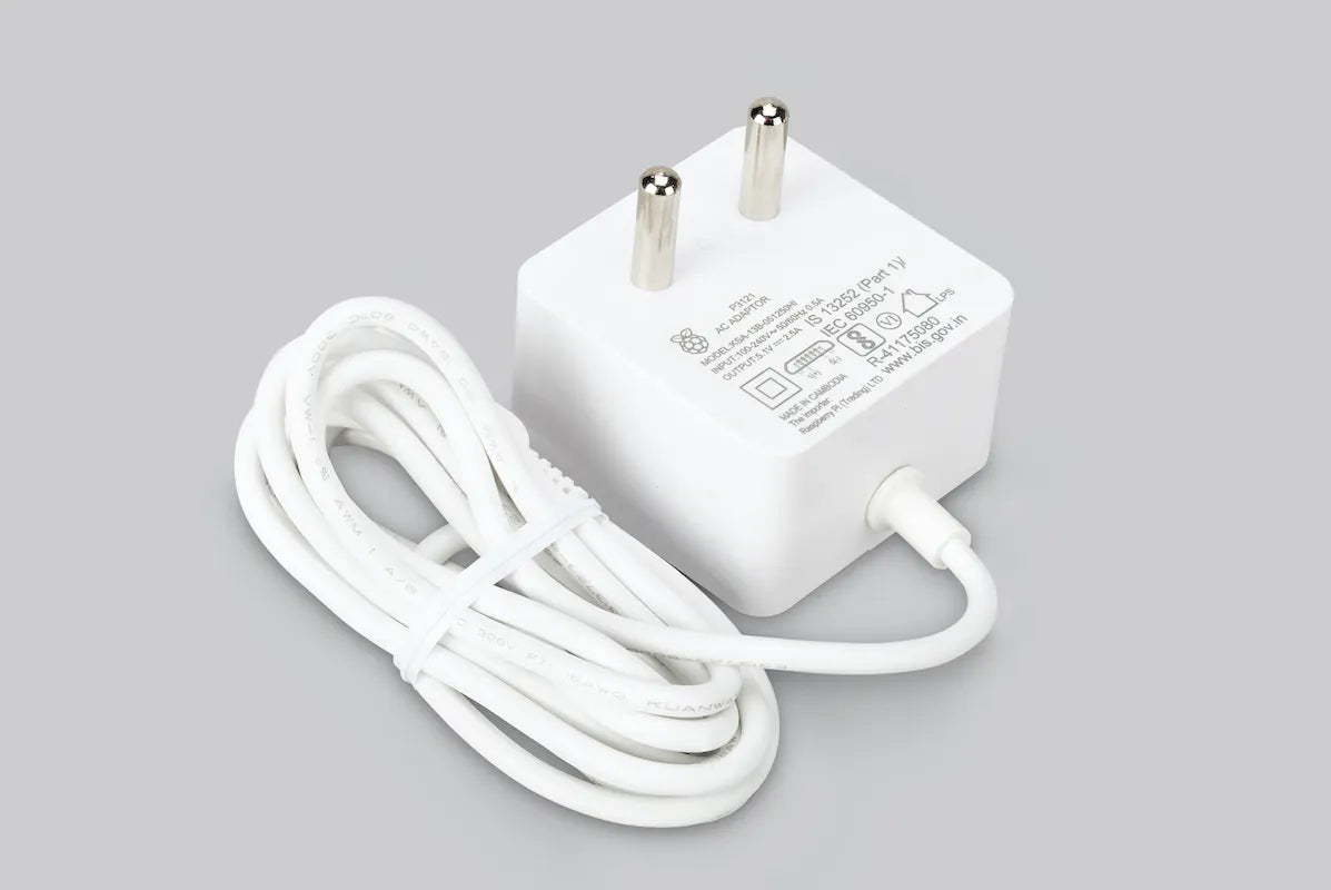Official Raspberry Pi 12.5W Micro USB Power Supply - For Raspberry Pi 1/2/3/Zero Official Raspberry Pi 12.5W Micro USB Power Supply - For Raspberry Pi 1/2/3/Zero